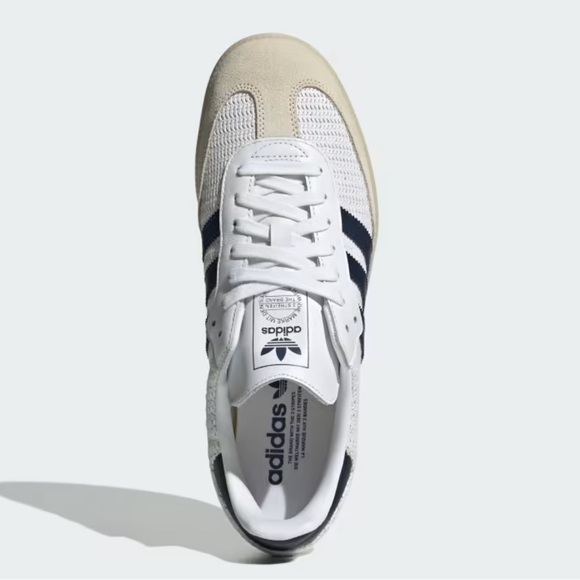 adidas Samba OG Cloud White / Night Indigo / Cream White - Picture 5 of 10